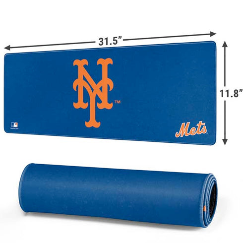 MLB New York Mets - Solid Distressed Gaming Mouse Pad